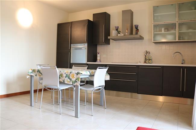 Living room with kitchen