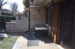 garden with furniture