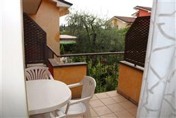 Living-kitchen with balcony