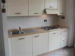 Living room with kitchen